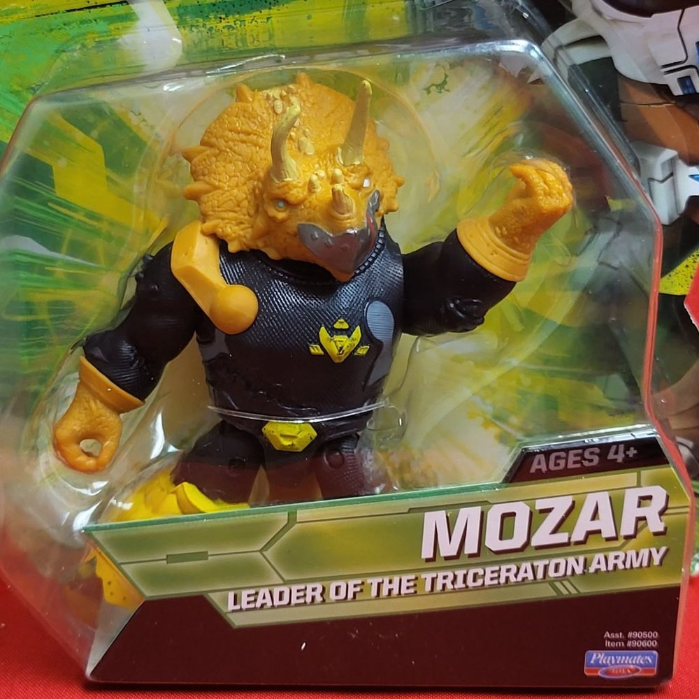 Nickelodean Teenage Mutant Ninja Turtles Dimension X Mozar Leader of the Tricera